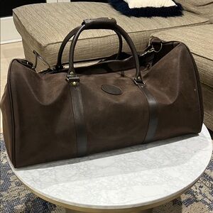Dark Brown Duffle Bag. NWT